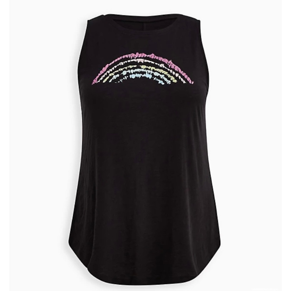 Torrid Celebrate Love Rainbow Tank